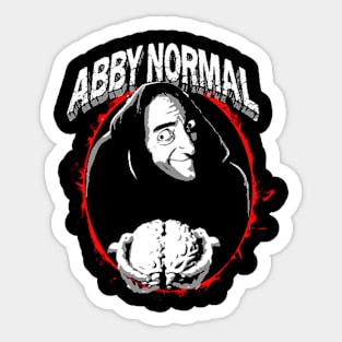 Young Frankenstein || Abby Normal Sticker